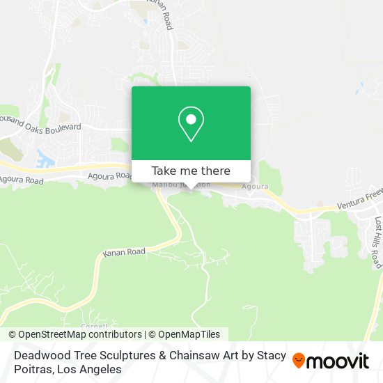 Mapa de Deadwood Tree Sculptures & Chainsaw Art by Stacy Poitras