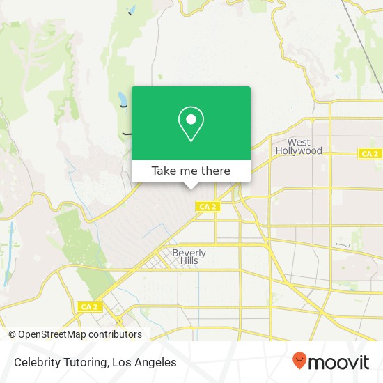 Mapa de Celebrity Tutoring