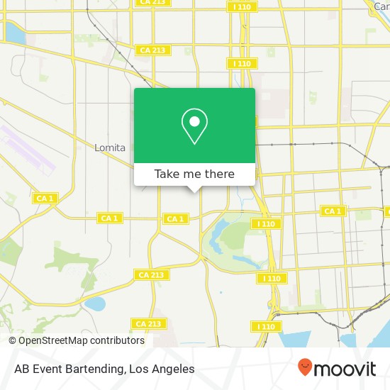 AB Event Bartending map
