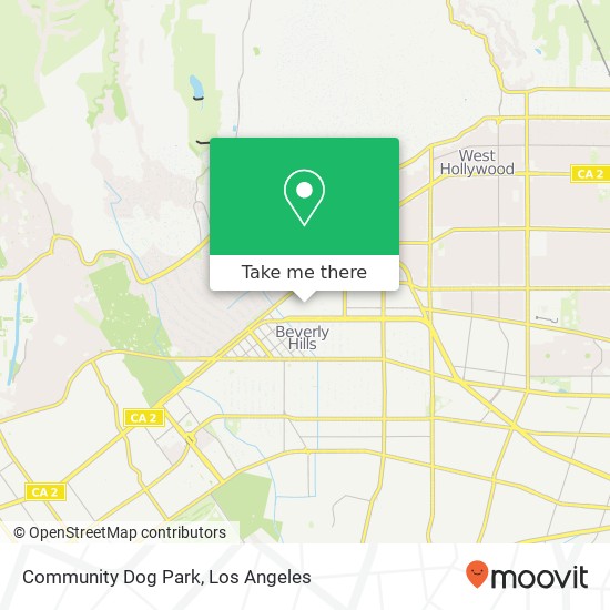 Community Dog Park map