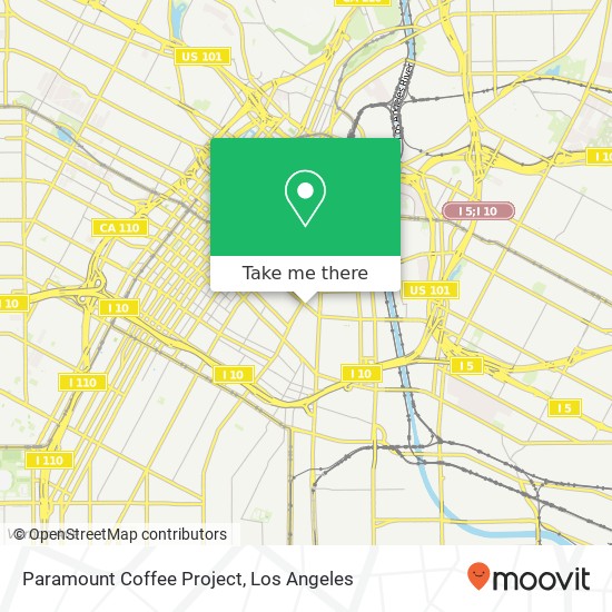 Mapa de Paramount Coffee Project