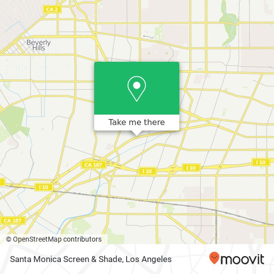 Mapa de Santa Monica Screen & Shade