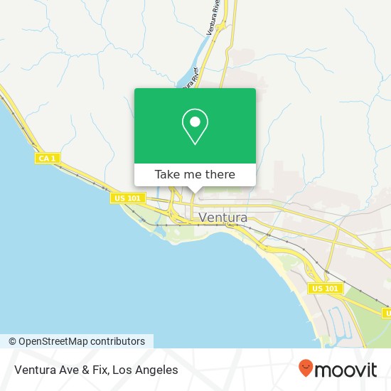 Ventura Ave & Fix map
