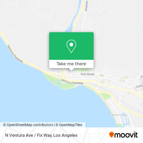 Mapa de N Ventura Ave / Fix Way