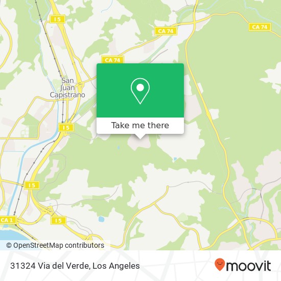 31324 Via del Verde map