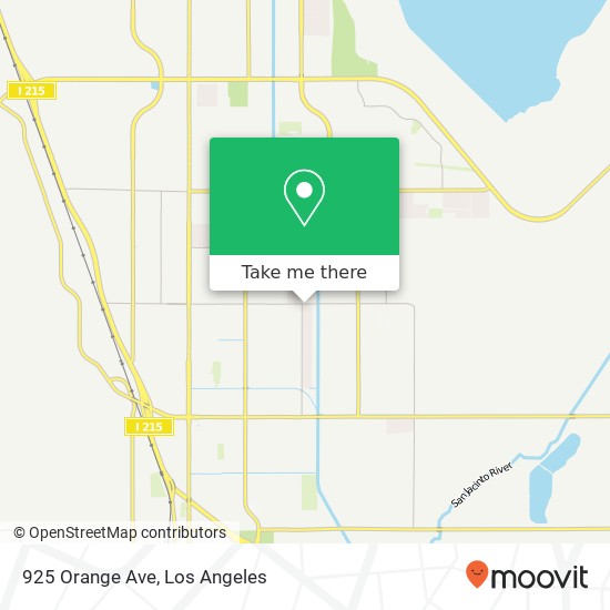 925 Orange Ave map