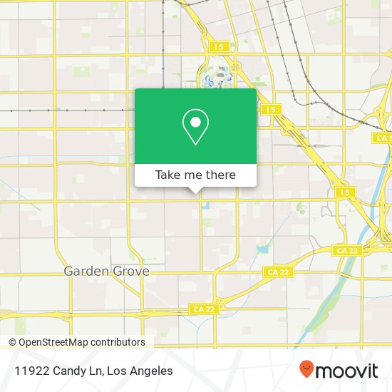 11922 Candy Ln map