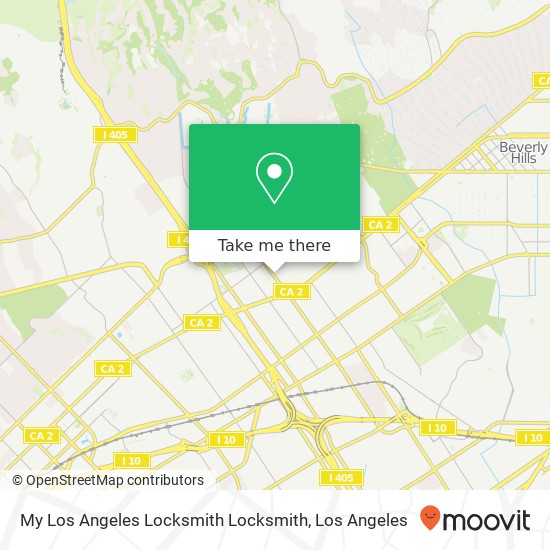 My Los Angeles Locksmith Locksmith map