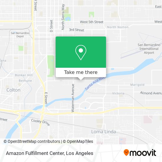 Amazon Fulfillment Center map