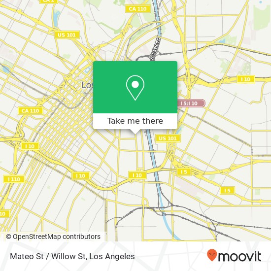 Mapa de Mateo St / Willow St