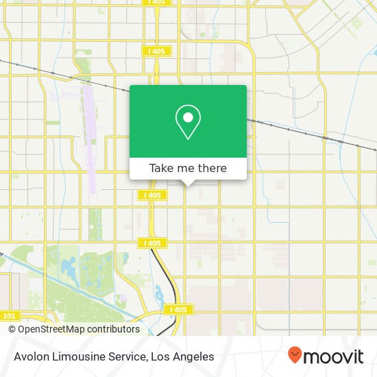 Mapa de Avolon Limousine Service