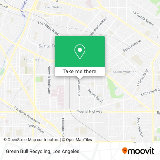Green Bull Recycling map