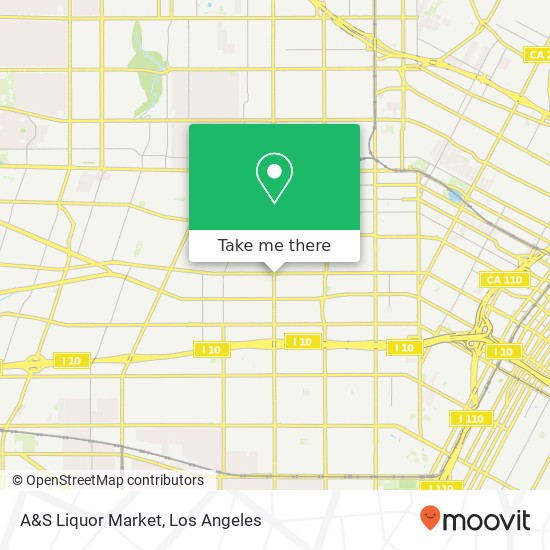 Mapa de A&S Liquor Market