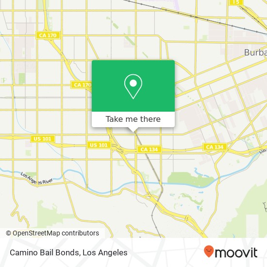 Camino Bail Bonds map