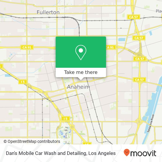 Mapa de Dan's Mobile Car Wash and Detailing