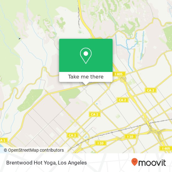 Mapa de Brentwood Hot Yoga