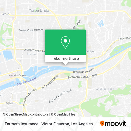 Farmers Insurance - Victor Figueroa map