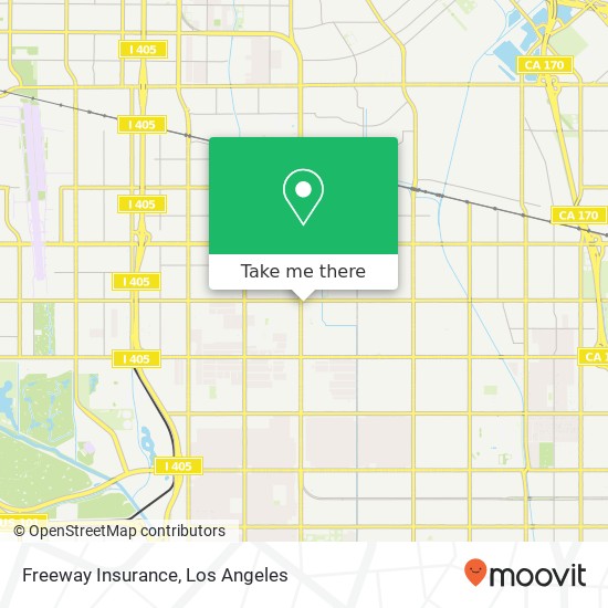 Mapa de Freeway Insurance