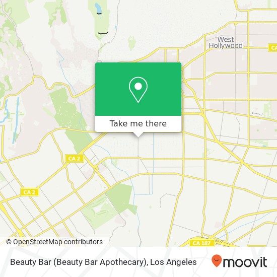 Mapa de Beauty Bar (Beauty Bar Apothecary)