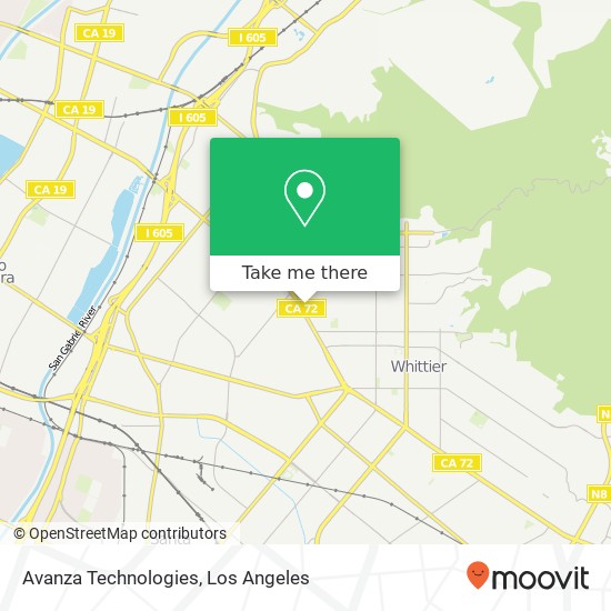 Avanza Technologies map