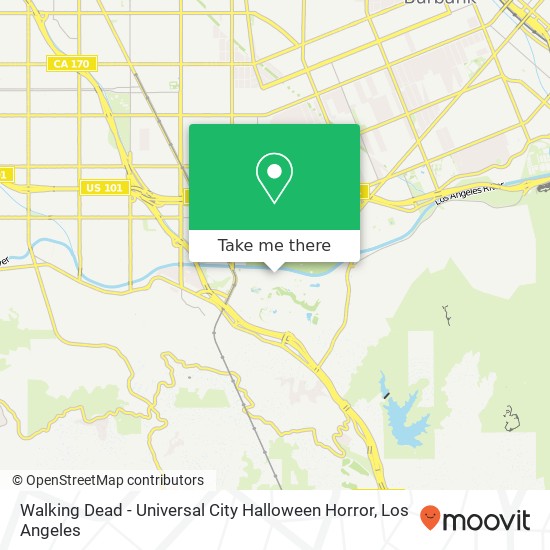 Walking Dead - Universal City Halloween Horror map