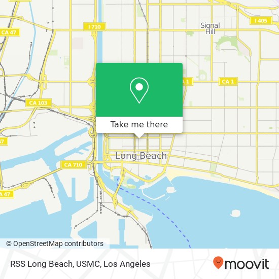 Mapa de RSS Long Beach, USMC
