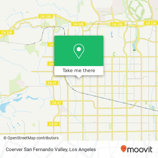 Coerver San Fernando Valley map