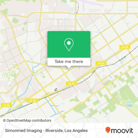 Simonmed Imaging - Riverside map