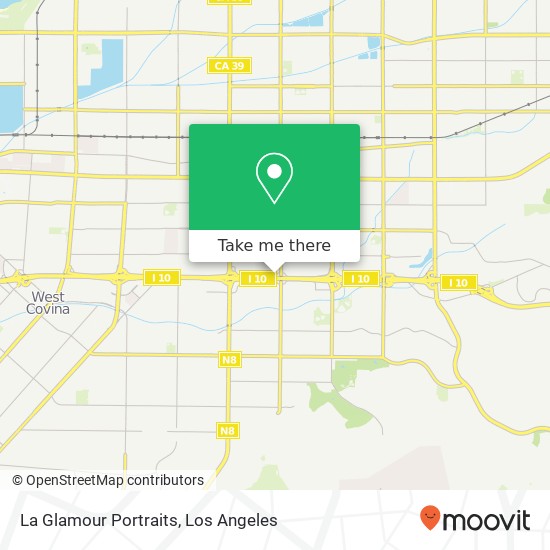 La Glamour Portraits map