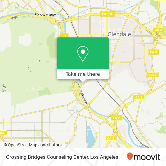 Mapa de Crossing Bridges Counseling Center