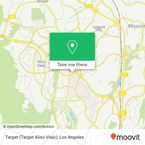 Target (Target Aliso Viejo) map