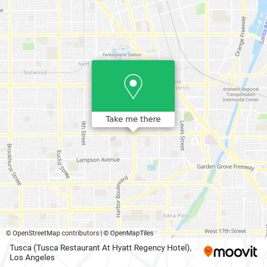 Tusca (Tusca Restaurant At Hyatt Regency Hotel) map