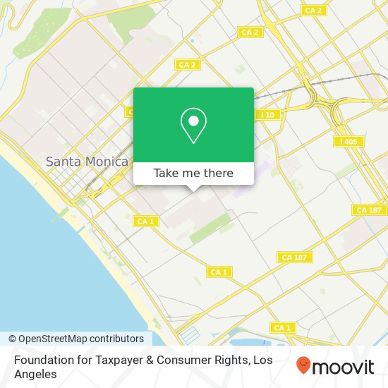 Foundation for Taxpayer & Consumer Rights map