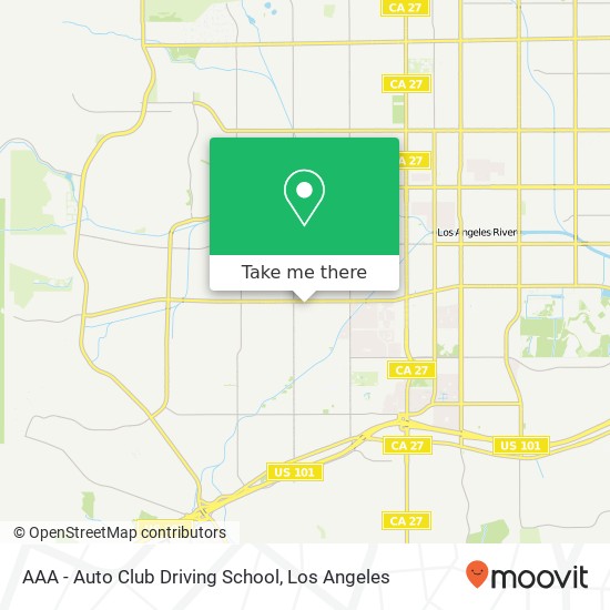 Mapa de AAA - Auto Club Driving School