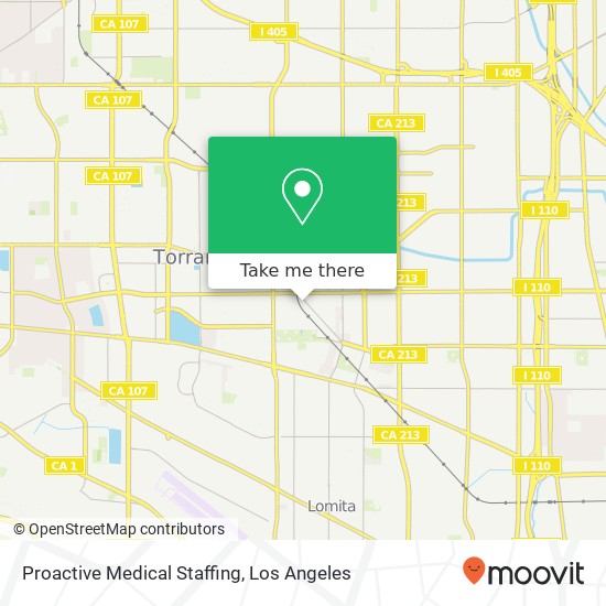 Proactive Medical Staffing map