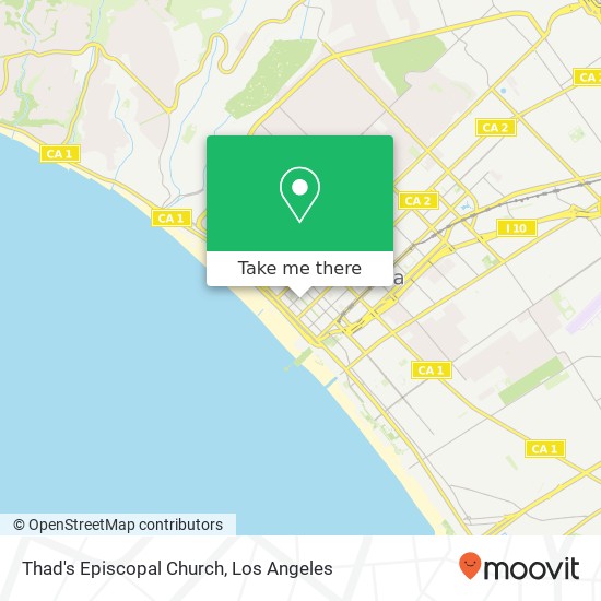 Mapa de Thad's Episcopal Church