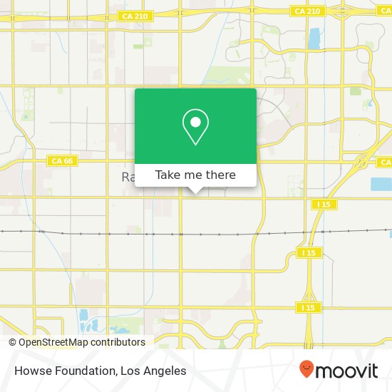 Mapa de Howse Foundation