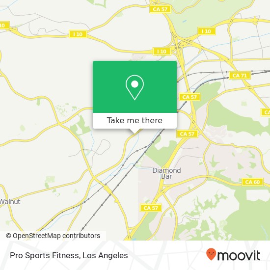 Mapa de Pro Sports Fitness