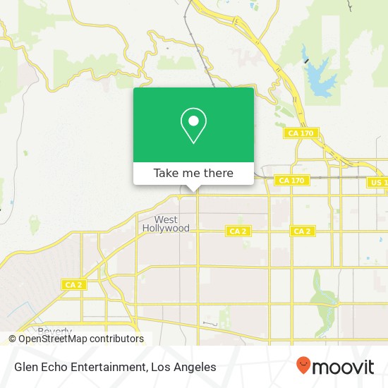 Mapa de Glen Echo Entertainment