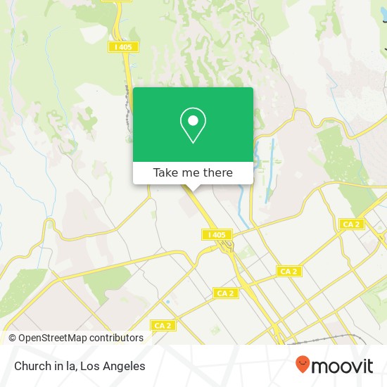 Church in la map