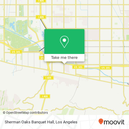 Mapa de Sherman Oaks Banquet Hall