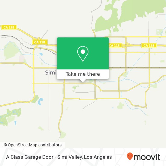 Mapa de A Class Garage Door - Simi Valley