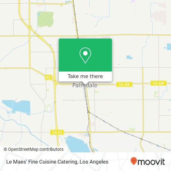 Le Maes' Fine Cuisine Catering map