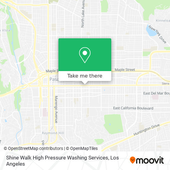 Shine Walk High Pressure Washing Services map