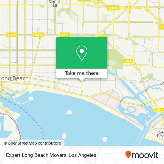 Expert Long Beach Movers map