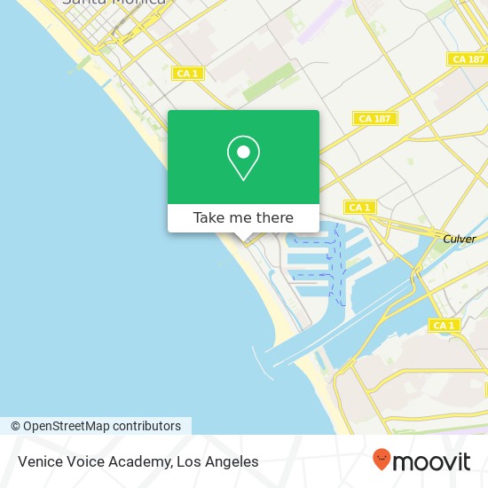 Mapa de Venice Voice Academy