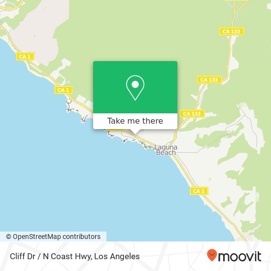 Mapa de Cliff Dr / N Coast Hwy