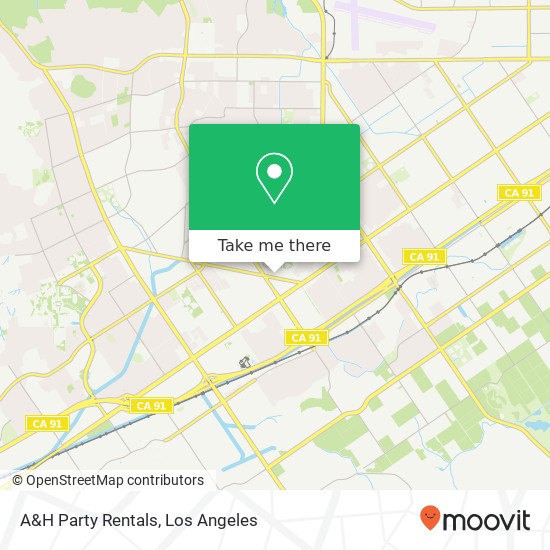A&H Party Rentals map
