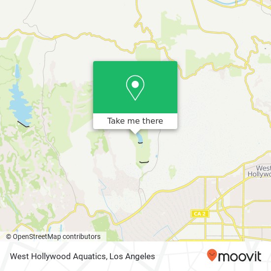 Mapa de West Hollywood Aquatics