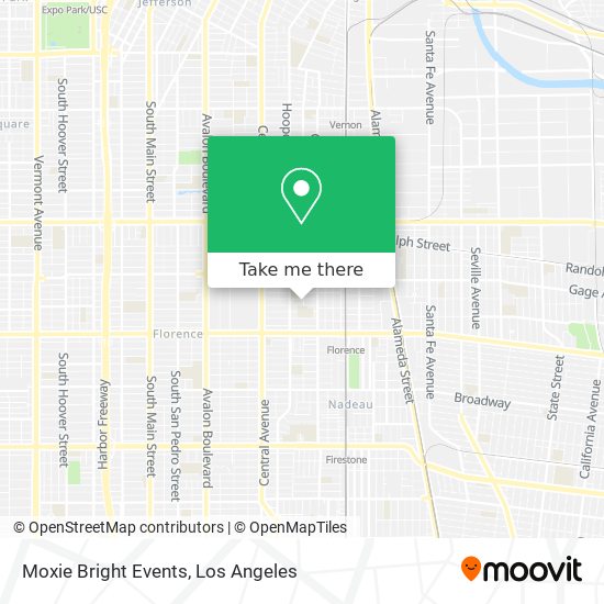 Moxie Bright Events map